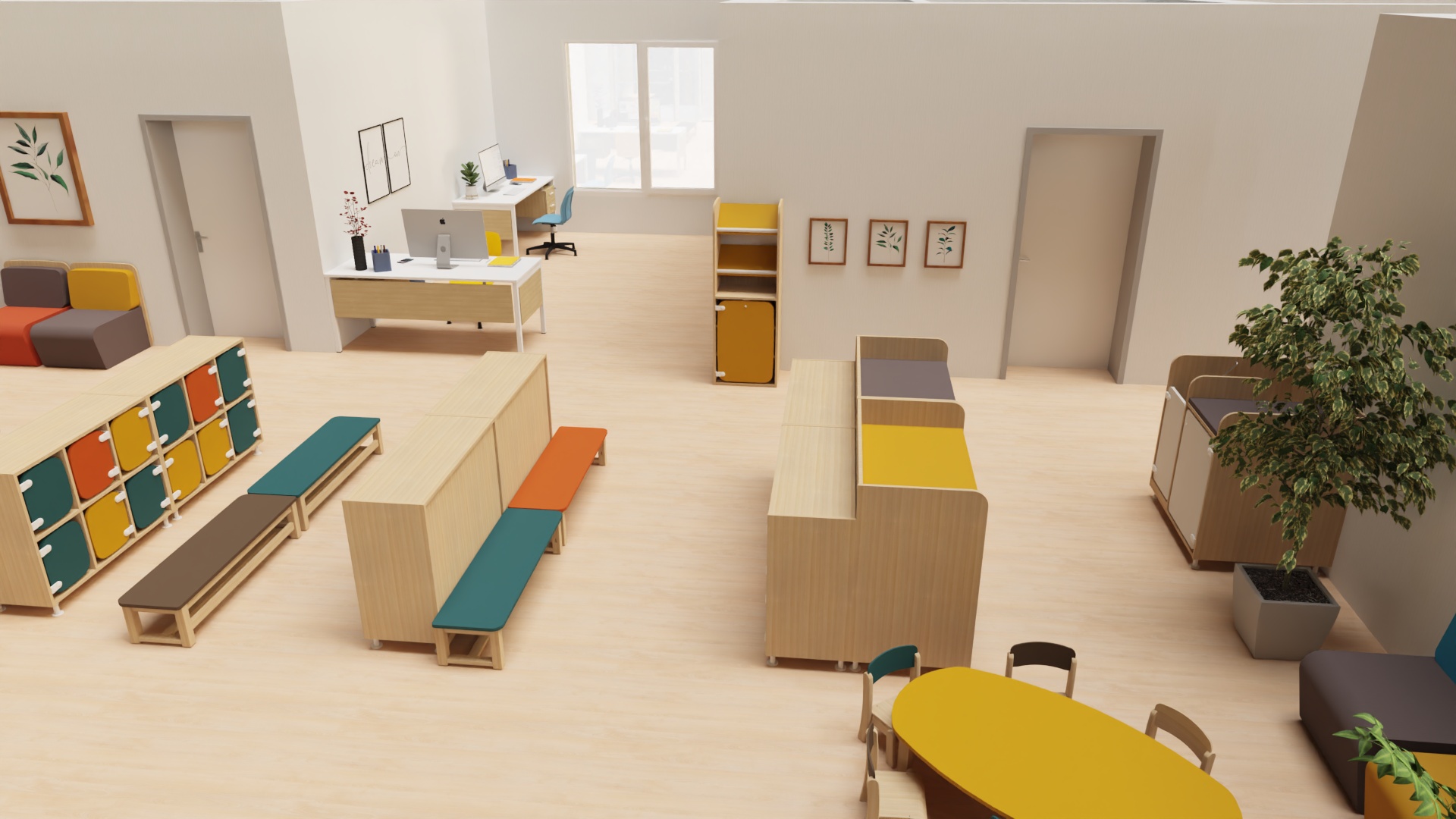 Arredi interni per asili nido