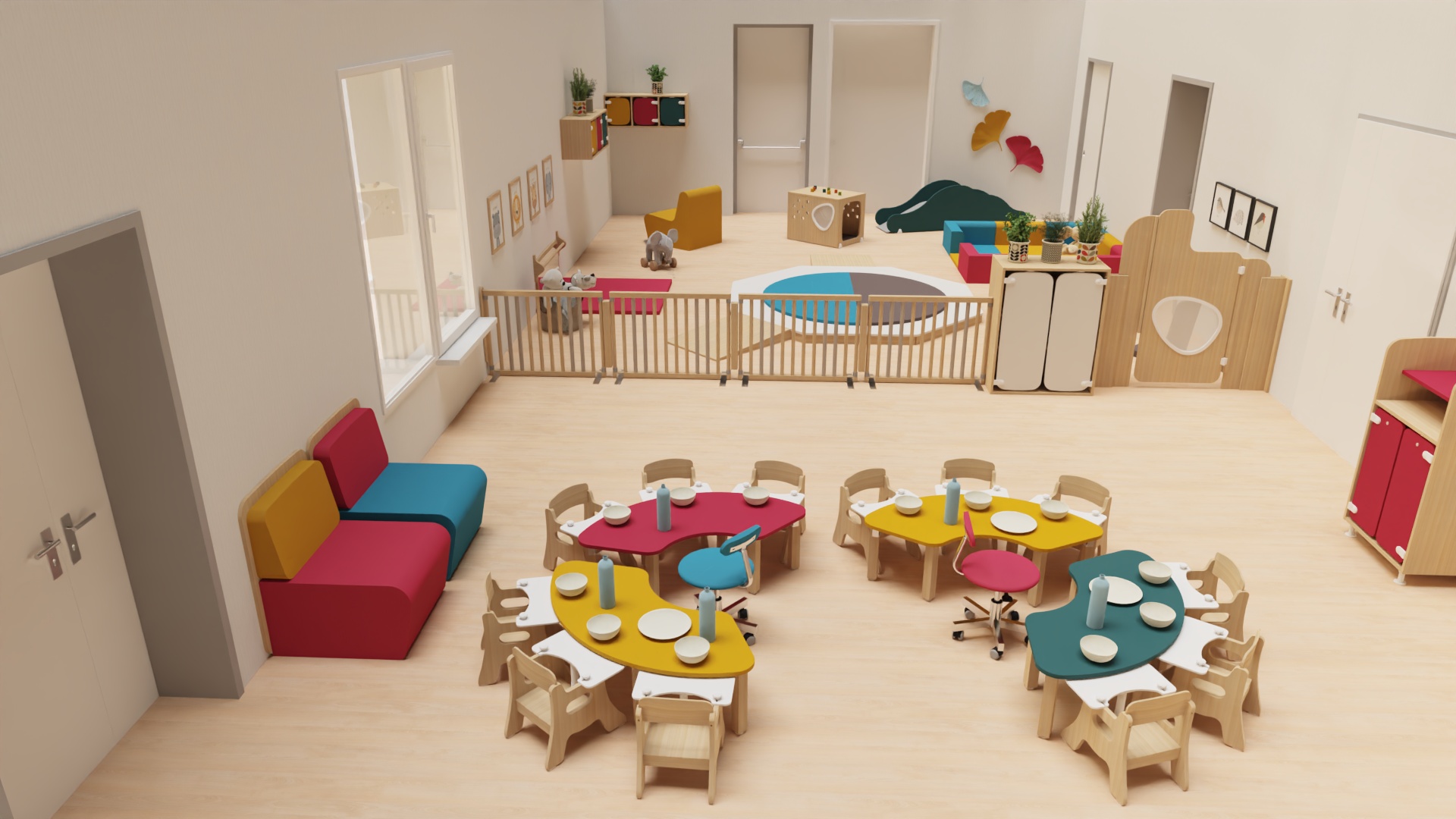 Arredi creati esclusivamente per asili nido